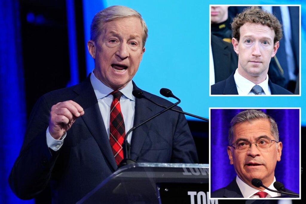 Tom Steyer gives middle finger to Mark Zuckerberg over contribution in CA gov. race