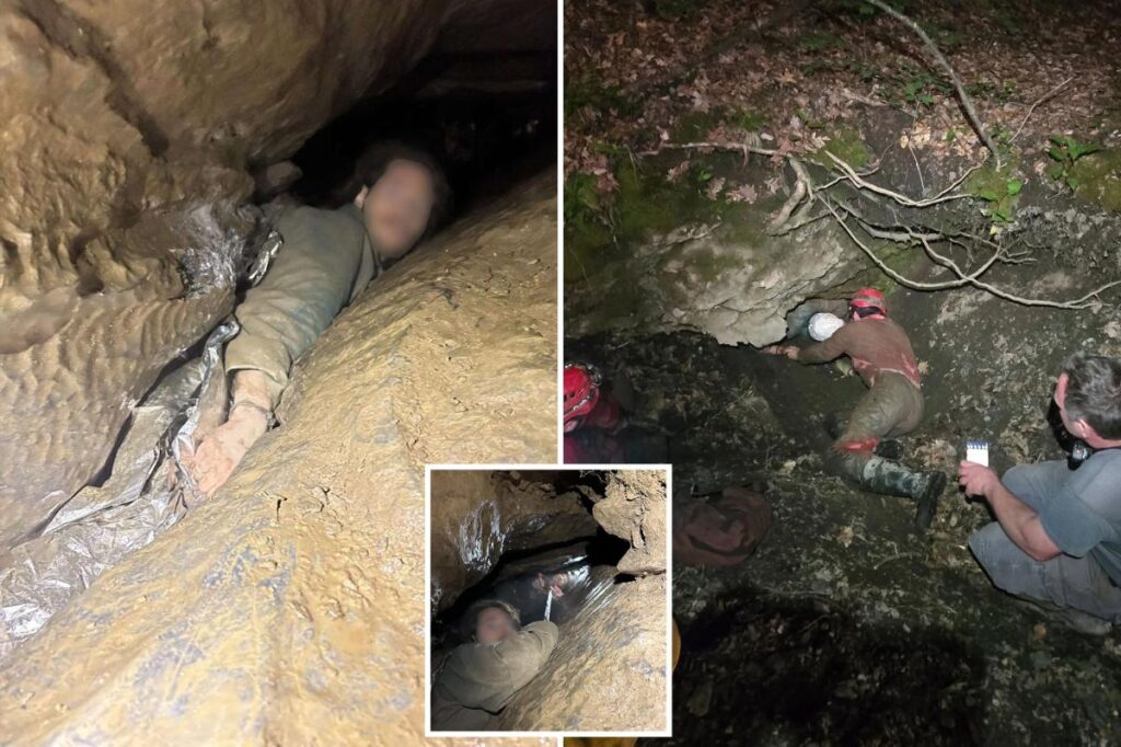 NYC man ‘really jammed’ inside frigid upstate cave rescued by heroic park rangers: DEC NYC man ‘really jammed’ inside frigid upstate cave rescued by heroic park rangers: DEC