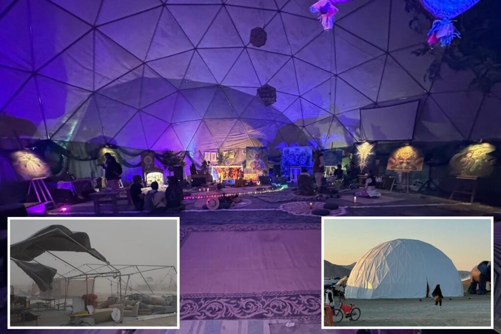 Burning Man orgy dome seeks K in funds to erect iconic desert space for 2026 festival