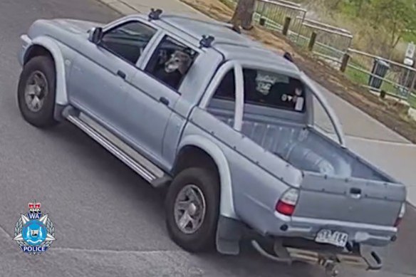 Vision of the car, released by WA Police. 