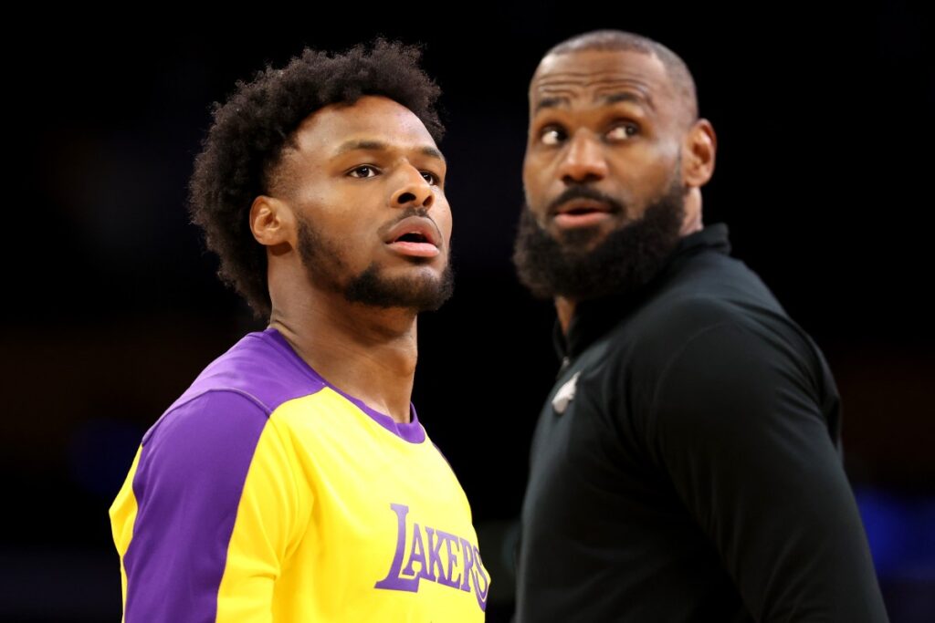 LeBron James Made NBA History With Bronny James After Lakers’ Series Win