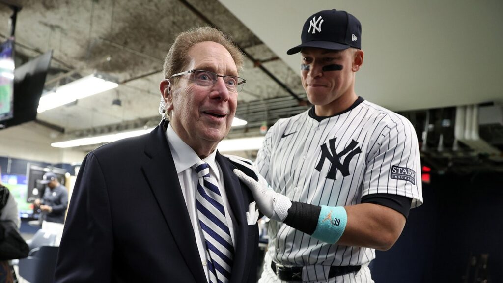Aaron Judge wants John Sterling’s iconic victory call played after every Yankees home win