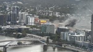 Person rescued from seven-storey building in Brisbane’s inner-west