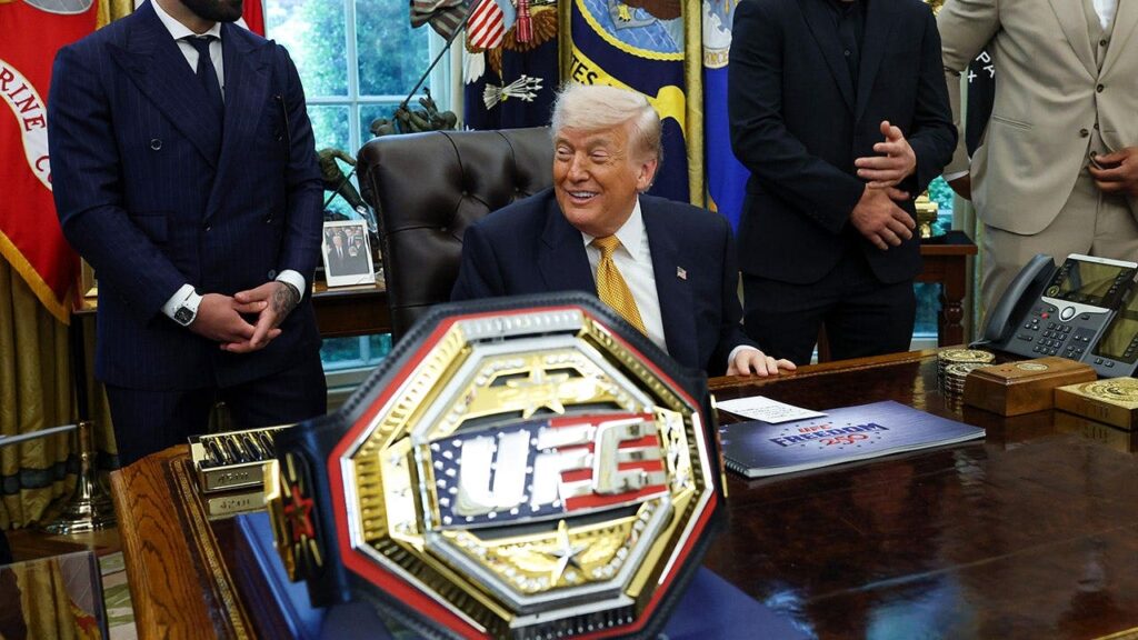 Trump shows renderings for UFC White House event: ‘Greatest show on earth’