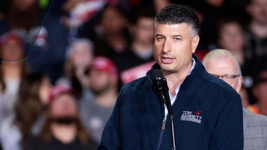 Swing-district Republican breaks with Trump, pushes limits on Iran war Swing-district Republican breaks with Trump, pushes limits on Iran war