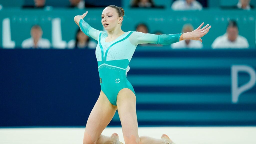 Gymnast at center of Jordan Chiles Olympic medal controversy is suspended for missing drug test