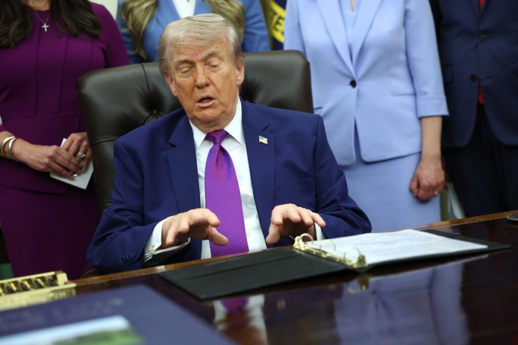 Did Trump Fall Asleep During Meeting? White House Says He Was ‘Blinking’
