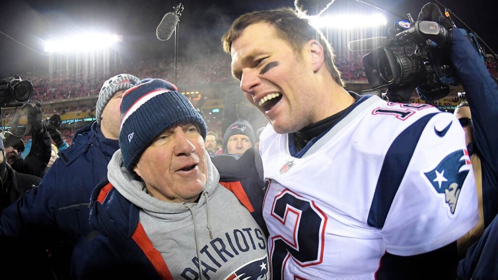 Bill Belichick confirms feud with Tom Brady was fiction, praises his quarterback’s leadership from day one