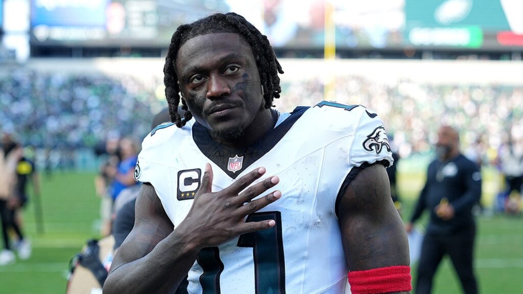 Jalen Hurts absent from AJ Brown’s wedding as Eagles trade rumors continue to swirl: report Jalen Hurts absent from AJ Brown’s wedding as Eagles trade rumors continue to swirl: report