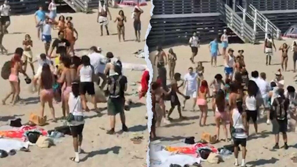 Three stabbed at crowded Rhode Island beach as hundreds of teens pack area, police say Three stabbed at crowded Rhode Island beach as hundreds of teens pack area, police say