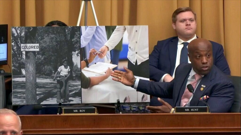 WATCH: Wesley Hunt flips script on Dems’ ‘Jim Crow 2.0’ attacks amid heated SPLC racism hearing WATCH: Wesley Hunt flips script on Dems’ ‘Jim Crow 2.0’ attacks amid heated SPLC racism hearing