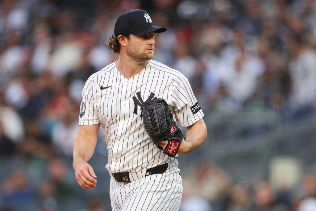 Gerrit Cole Reacts to Being Pulled Early in First Yankees Start in Over a Year Gerrit Cole Reacts to Being Pulled Early in First Yankees Start in Over a Year