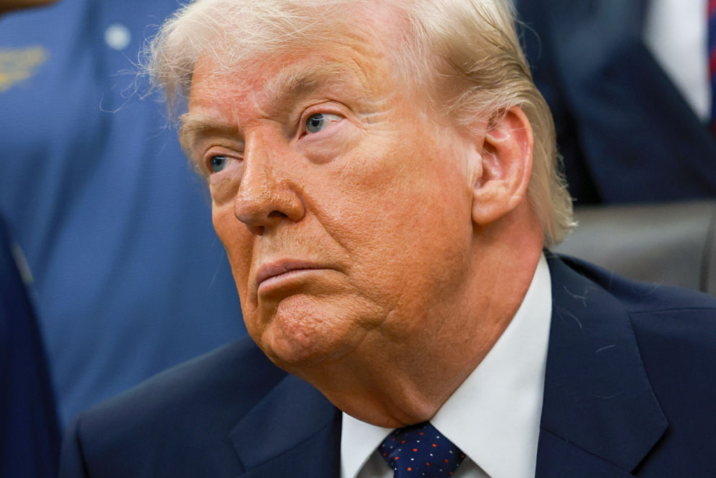 Trump Shares AI Picture of Him Hunting RINOs