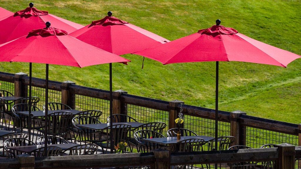 Woman killed by flying restaurant umbrella in freak accident at South Carolina lakeside restaurant Woman killed by flying restaurant umbrella in freak accident at South Carolina lakeside restaurant