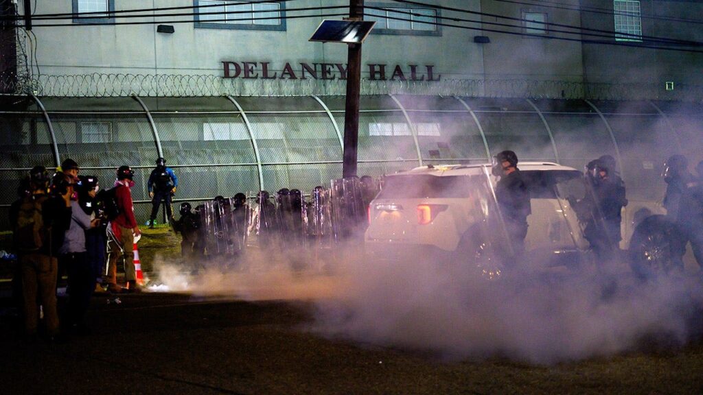 Gov. Sherrill blames ICE, defends rioters after deploying troopers to quell violent mob Gov. Sherrill blames ICE, defends rioters after deploying troopers to quell violent mob