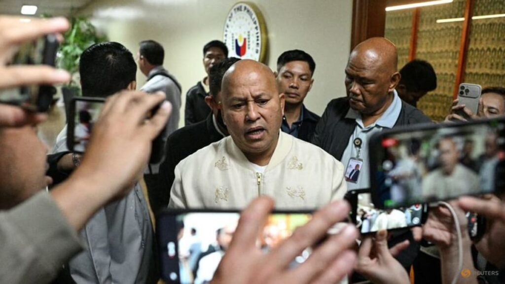 Philippine politician wanted by ICC makes ‘escape’ after Senate chaos