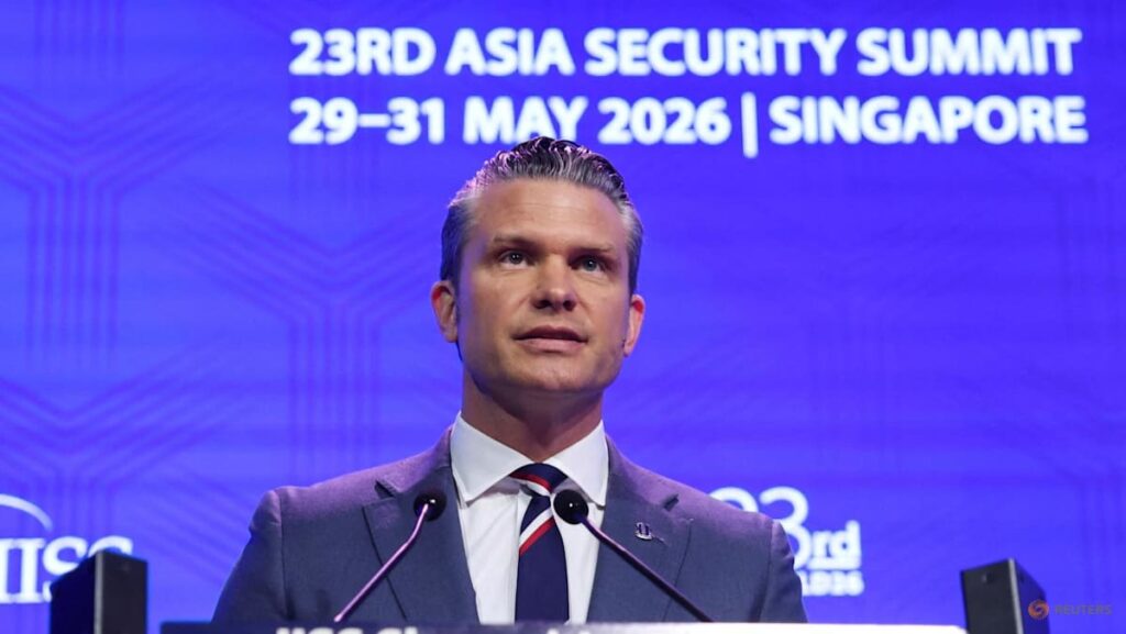Watch: US defence chief Pete Hegseth speaks at Shangri-La Dialogue in Singapore Watch: US defence chief Pete Hegseth speaks at Shangri-La Dialogue in Singapore