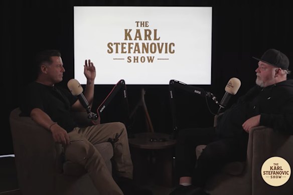Karl Stefanovic and Kyle Sandilands.