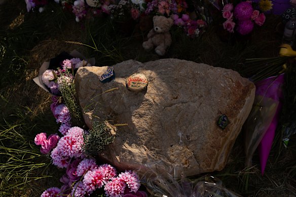 Another tribute left in honour of Kumanjayi Little Baby.