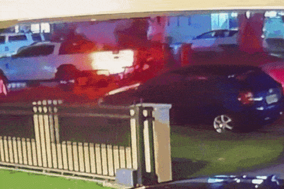 CCTV footage shows the man’s alleged kidnapping in Bass Hill.