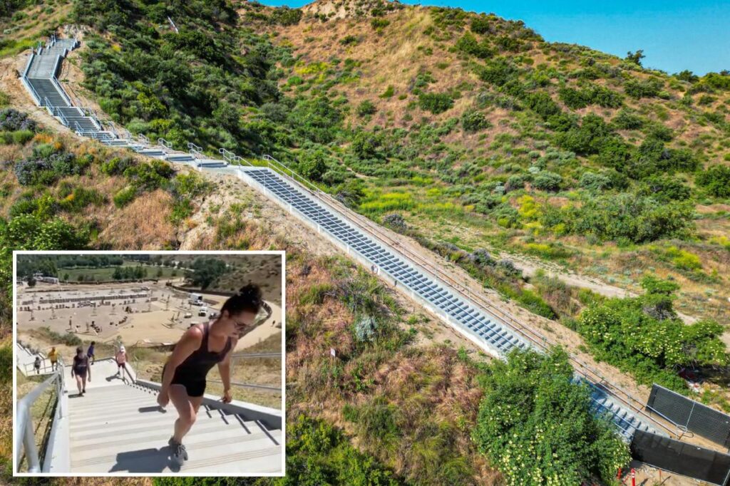 Giant stairs to nowhere opening soon in Southern California city — and health freaks love it