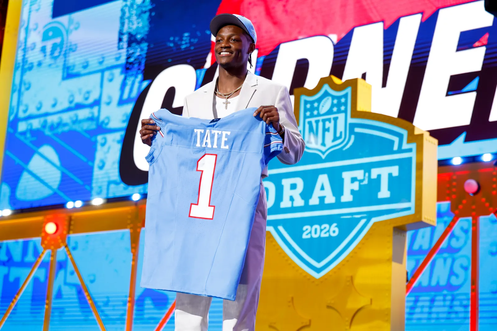 Tennessee Titans WR Carnell Tate
