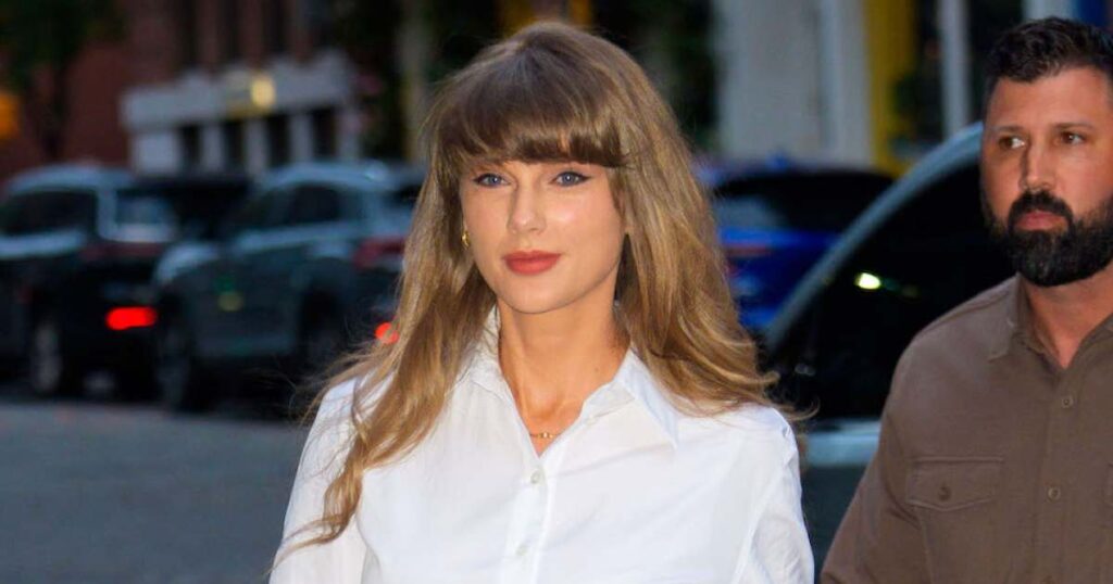 Taylor Swift Stuns in Stella McCartney Look After Getting Outfit Delivered to NYC Doorstep