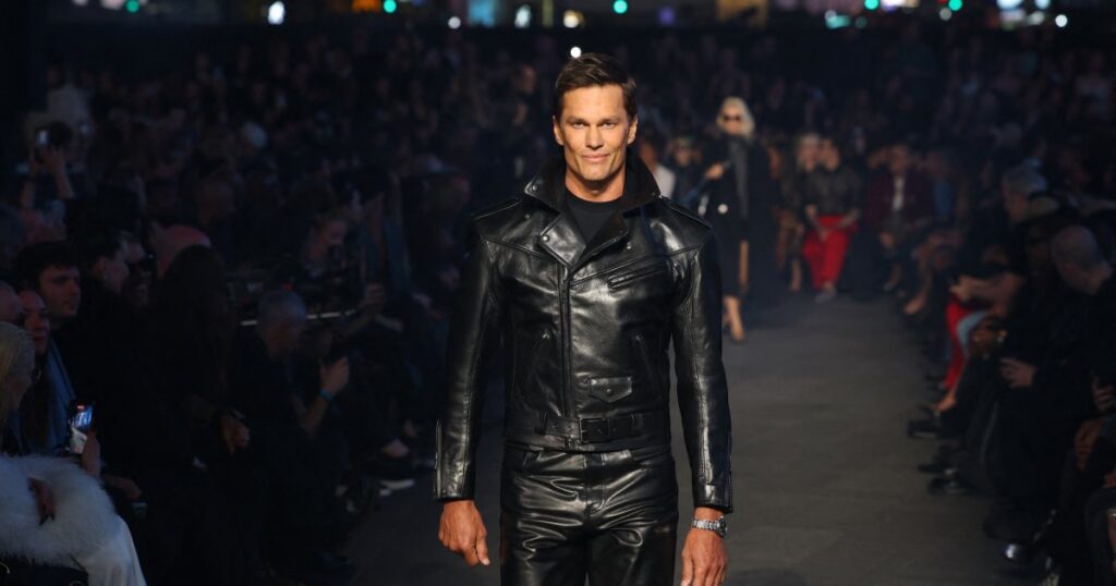 Tom Brady Makes Runway Debut in Head-to-Toe Leather During Gucci 2027 Resort Show