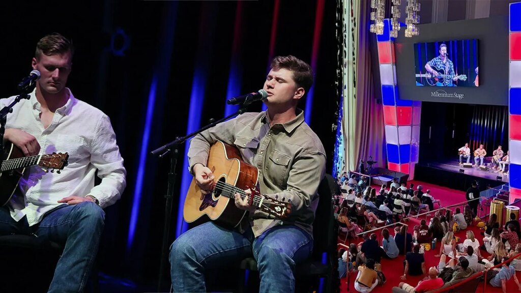 EXCLUSIVE: Veterans turn war stories into music at Trump Kennedy Center in powerful patriotic showcase