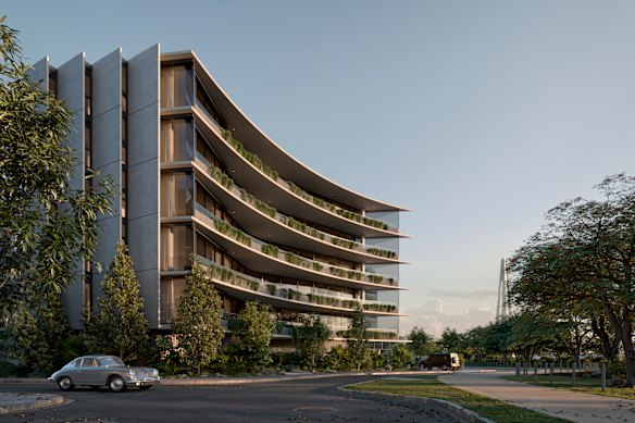 Hairloom, the Molti development in Kangaroo Point. 