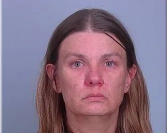 Aimee Bock's mug shot.
