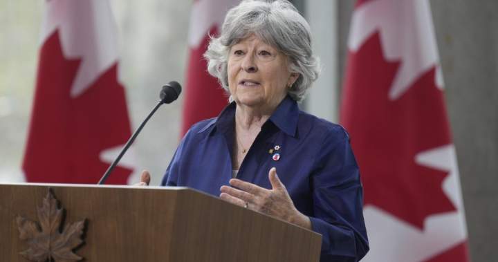Louise Arbour to be sworn in as governor general in June, Ottawa says Louise Arbour to be sworn in as governor general in June, Ottawa says