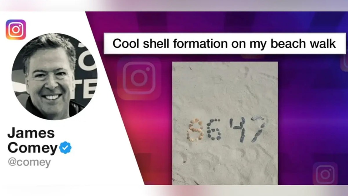 Former FBI Director James Comey posted to Instagram