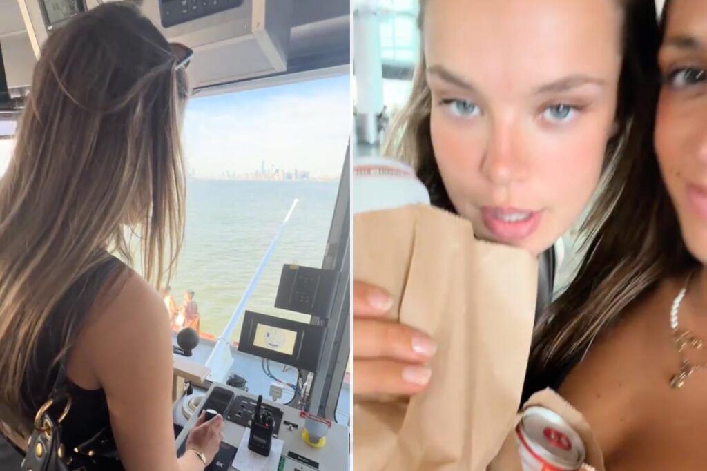 German tourists caught ‘driving’ Staten Island Ferry in viral video that leads to probe German tourists caught ‘driving’ Staten Island Ferry in viral video that leads to probe