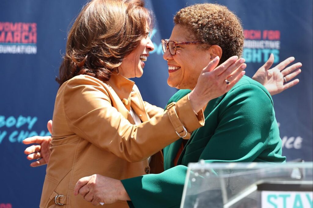 Kamala Harris endorses Karen Bass for LA Mayor claiming she’s stamped out crime and homelessness