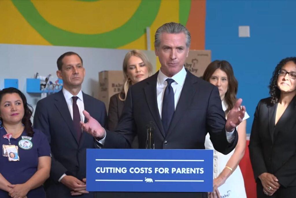 Gavin Newsom awkwardly pivots away from question about Dem successor: ‘Focused on diapers’