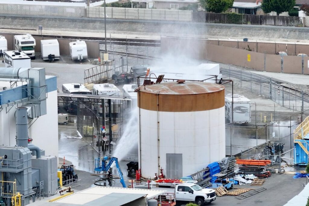 Gov. Gavin Newsom declares state of emergency over fears of toxic tank explosion Gov. Gavin Newsom declares state of emergency over fears of toxic tank explosion