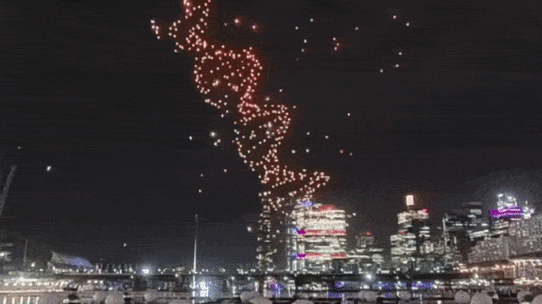 Drone shows have been cancelled after” unforeseen technical difficulties”.