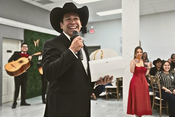 Bobby Pulido, seen here in March, is a star in Texas, where he performs Tejano, or Tex-Mex, music. 