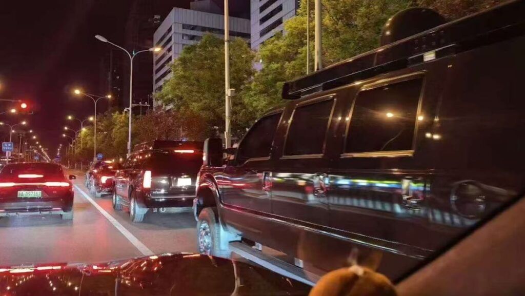 Has ‘The Beast’ arrived in Beijing? Trump’s motorcade SUVs spotted before visit Has ‘The Beast’ arrived in Beijing? Trump’s motorcade SUVs spotted before visit