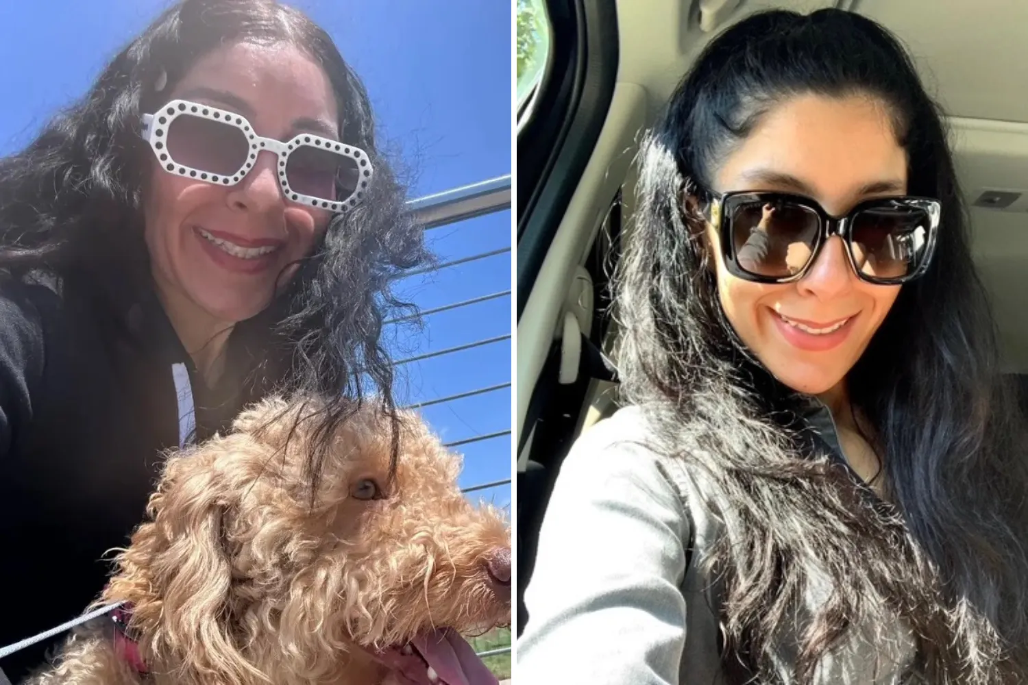 Pictures of Ladan Richardson who had the Netflix clause included in her divorce.