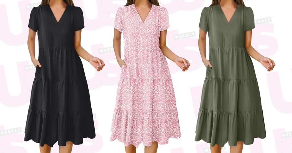 Psst! The Bestselling Amazon Dress That Camouflages Bloating and Bra Bulge Is 30% Off