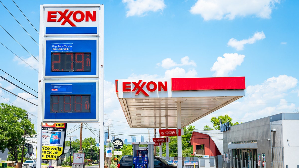 AUSTIN, TEXAS - AUGUST 05: An Exxon gas station is seen on August 05, 2024 in Austin, Texas. (Photo by Brandon Bell/Getty Images) 