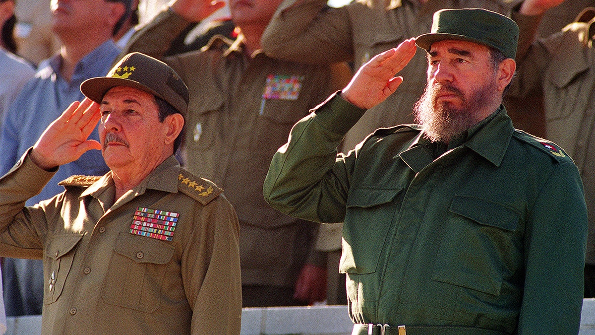 Fidel and Raul Castro