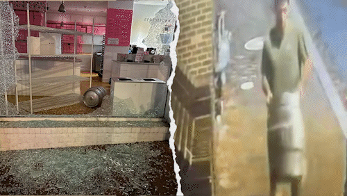 Georgetown Cupcake keg tosser suspected in second brazen M Street attack caught on video Georgetown Cupcake keg tosser suspected in second brazen M Street attack caught on video
