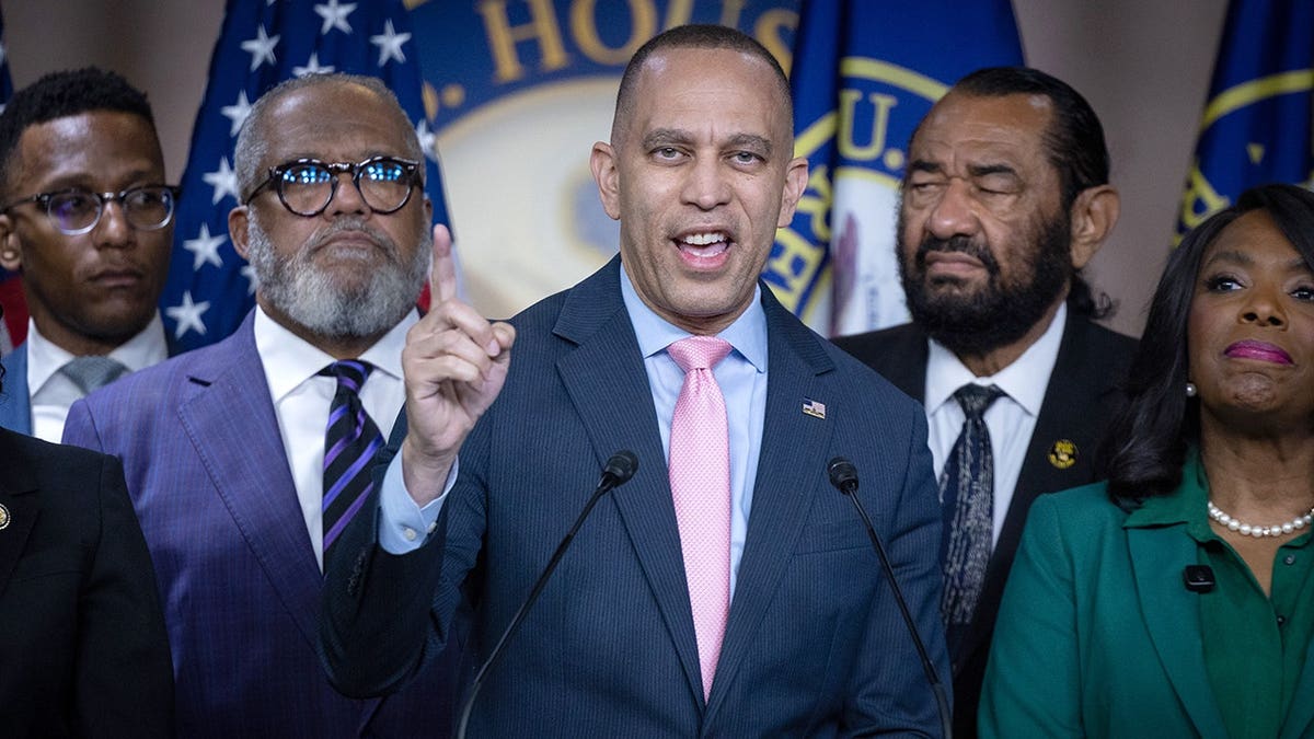 House Minority Leader Rep. Hakeem Jeffries and others.