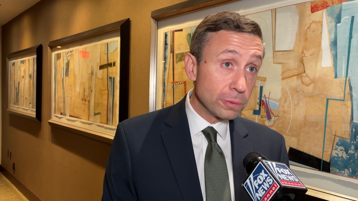 Minnesota Democratic Party chair Ken Martin speaking during an interview in Washington D.C.