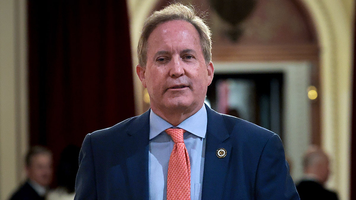 Texas Attorney General Ken Paxton arriving at U.S. Capitol for State of the Union address
