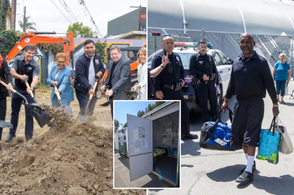 Exclusive | LA’s homeless ‘grift machine’ in two pictures — Mayor Bass hails new build as M site faces wrecking ball