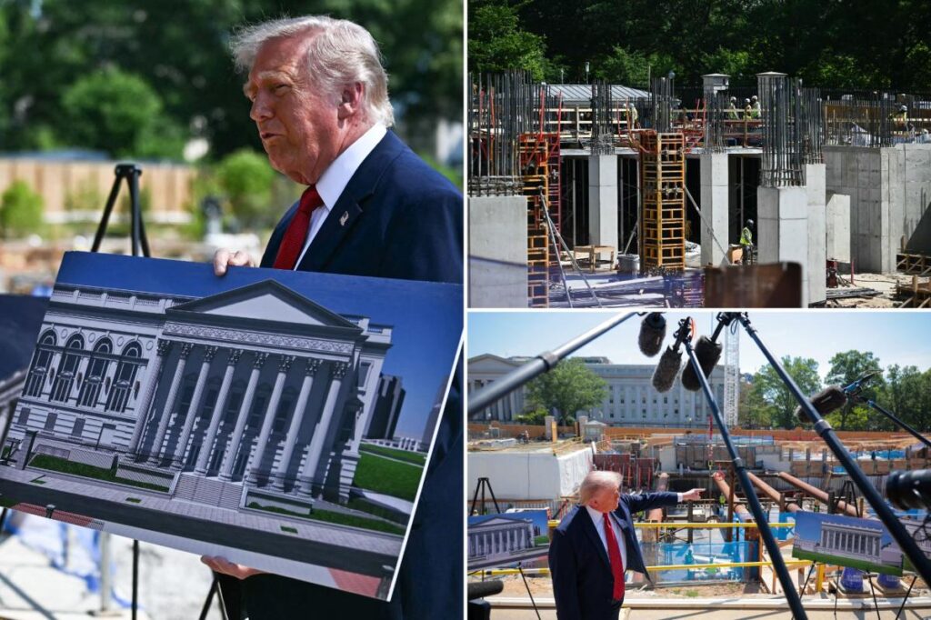 Trump shows off ‘impenetrable’ White House ballroom’s security features — including drone port